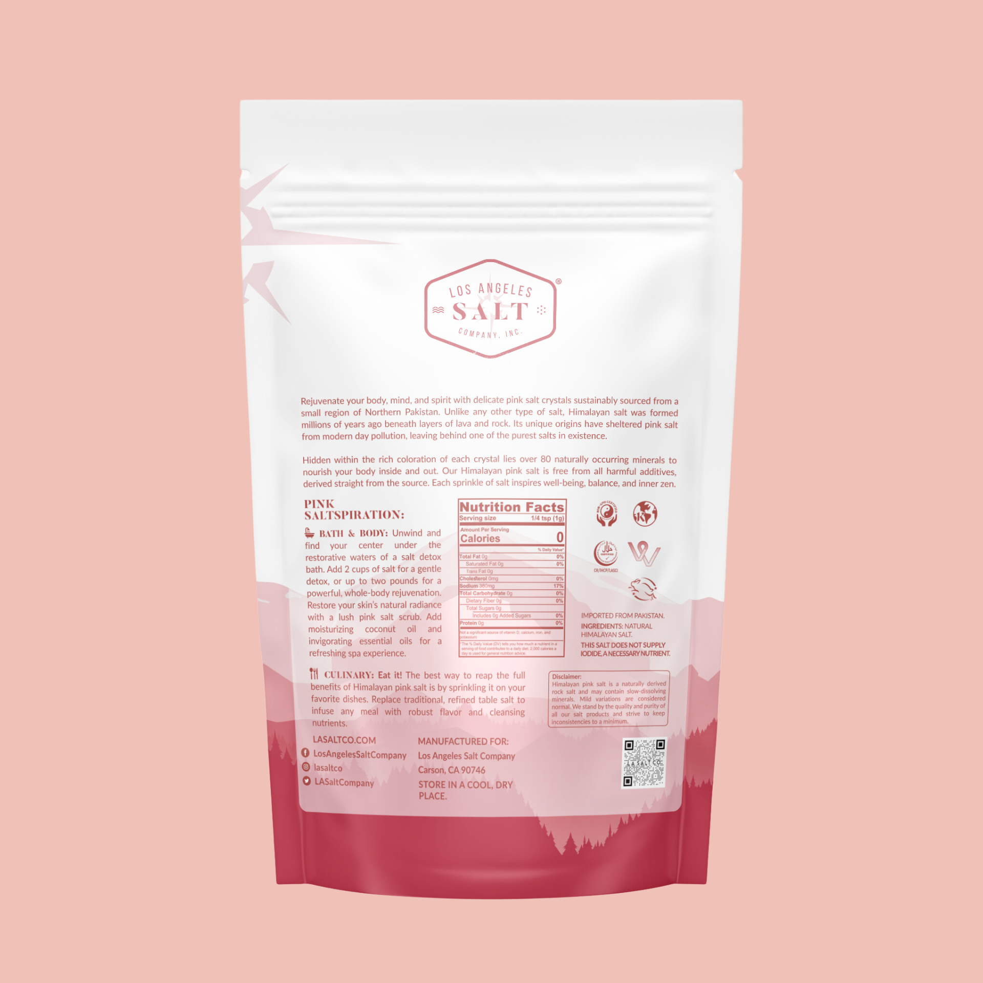 Kashmir Pink® Himalayan Salt X-Coarse (2.2 lb)