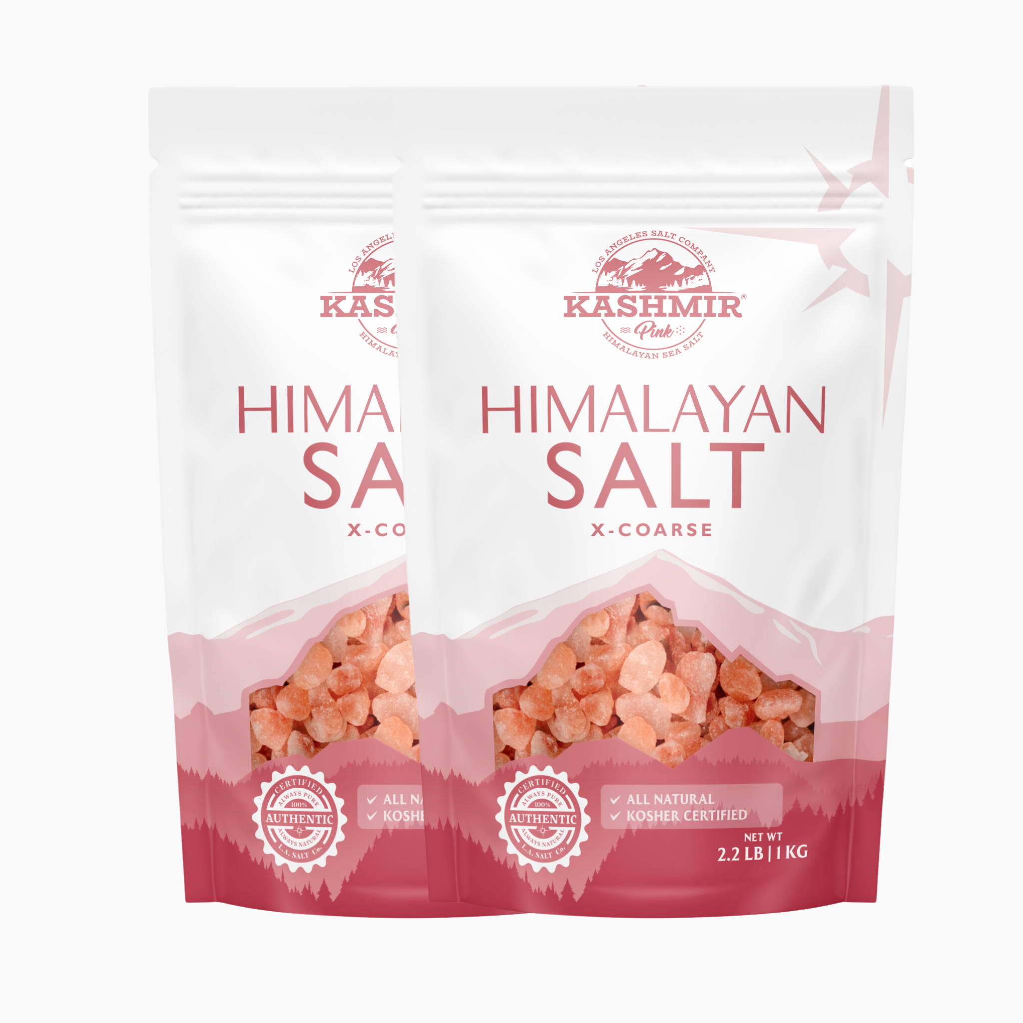 Kashmir Pink® Himalayan Salt X-Coarse (2.2 lb)